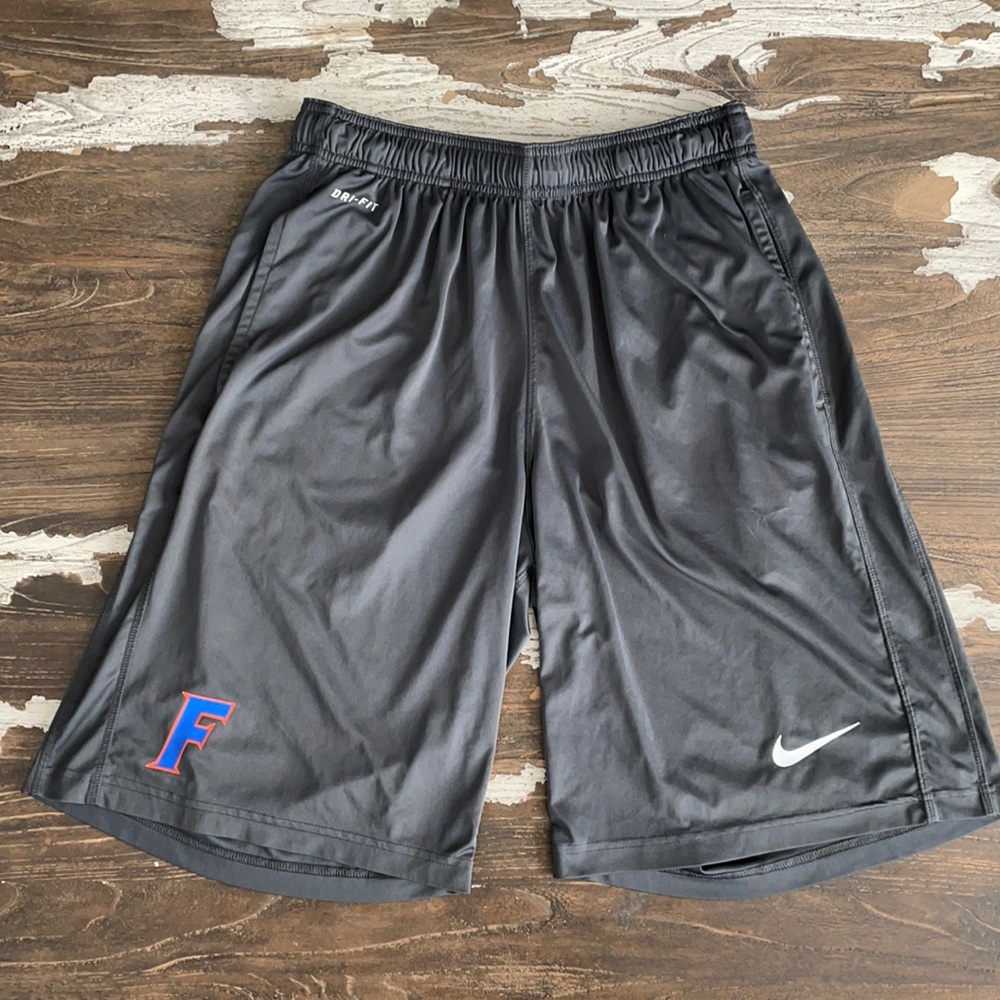 Nike Dri-Fit Anthracite Gray Athletic Shorts University of Florida Men’s Large
